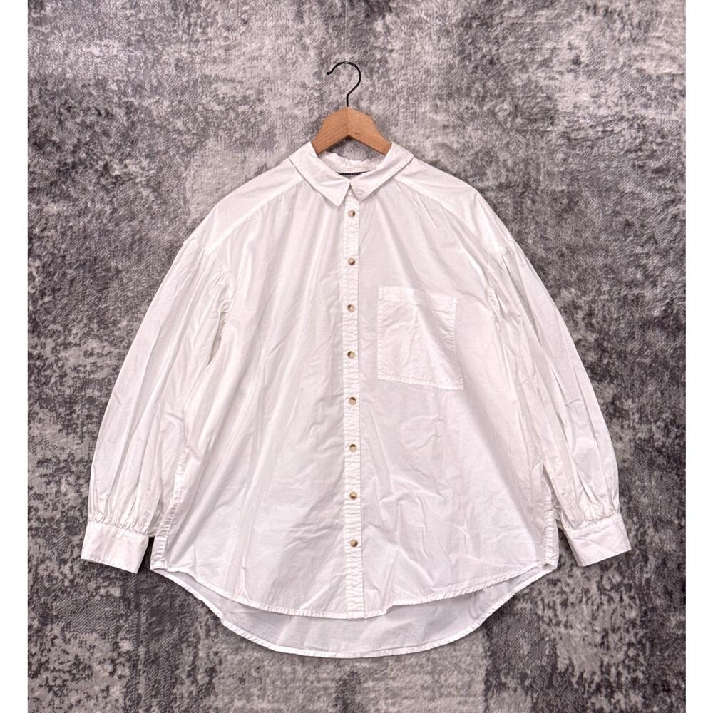 Pilcro White Button-Down Shirt